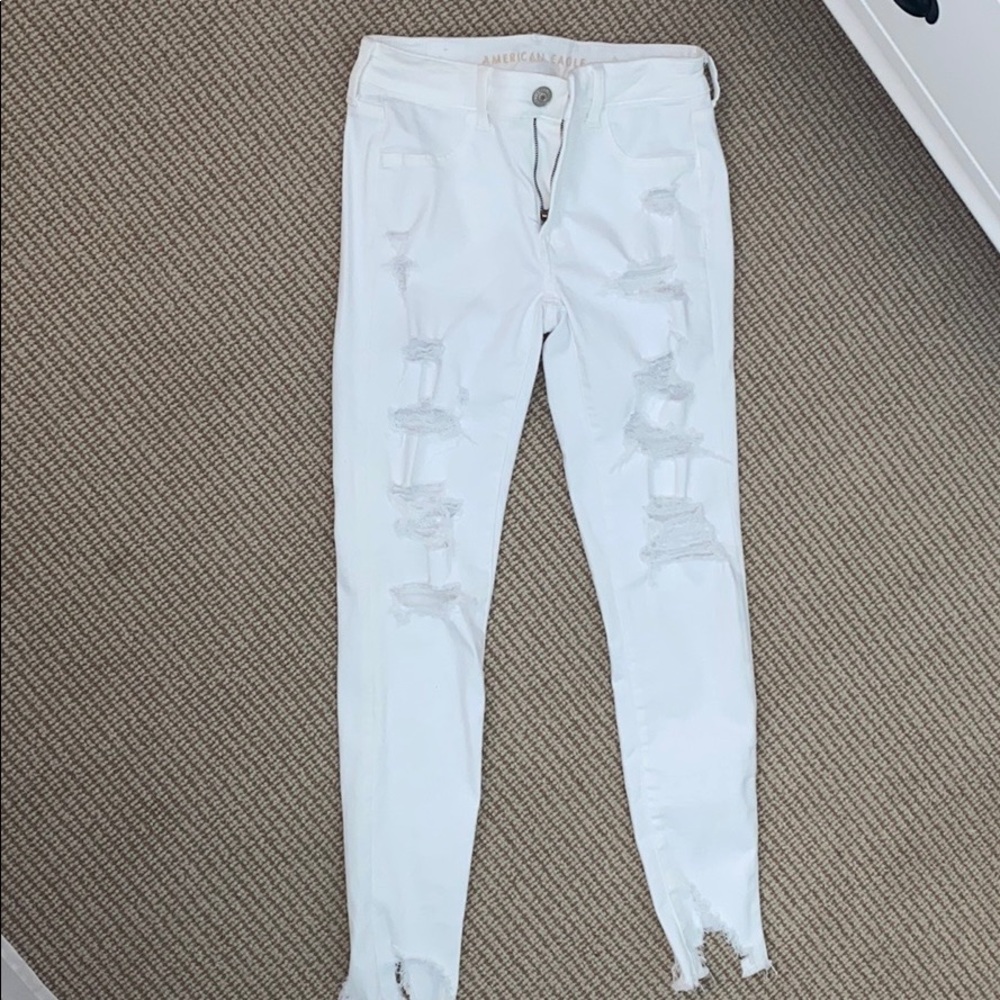 AE Ripped white jeans - Picture 3 of 4